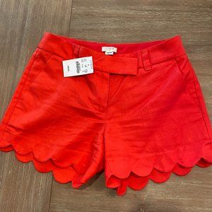 NWT J Crew Shorts - Size 00 - Scalloped Bottom